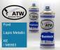 Preview: Ford, Lapis Metallic, KE / M6563: 400ml Sprühdose + 400ml Klarlack - Set, von ATW Autoteile West.